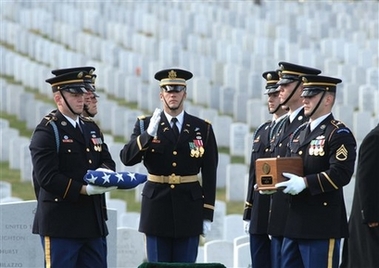 CORRECTION Arlington Funeral Iraq