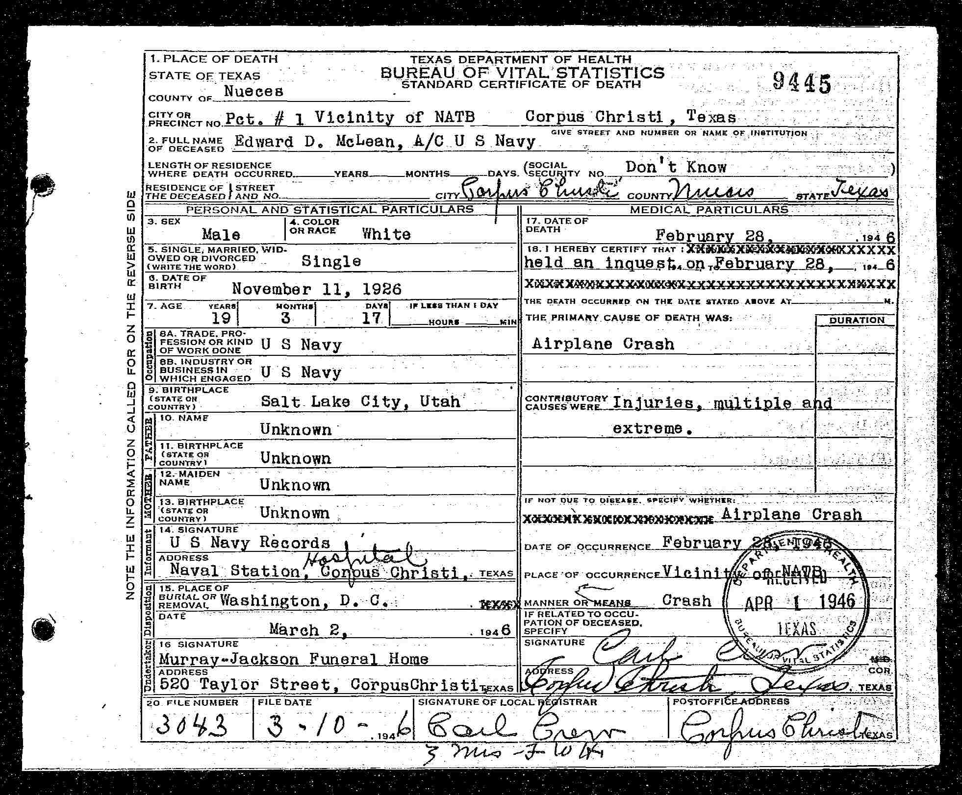 edmclean-texas-death-certificate-february-1946-01