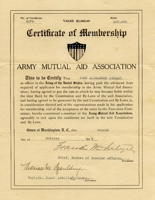 jastreet-army-mutual-aid-assn-membership-october-1916