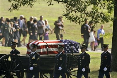 Arlington National Cemetery Funeral Service Photographs 4 August 2009