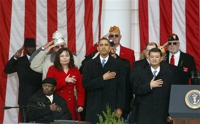 Barack Obama, Eric Shinseki, Tammi Dickworth, Gene Crayton