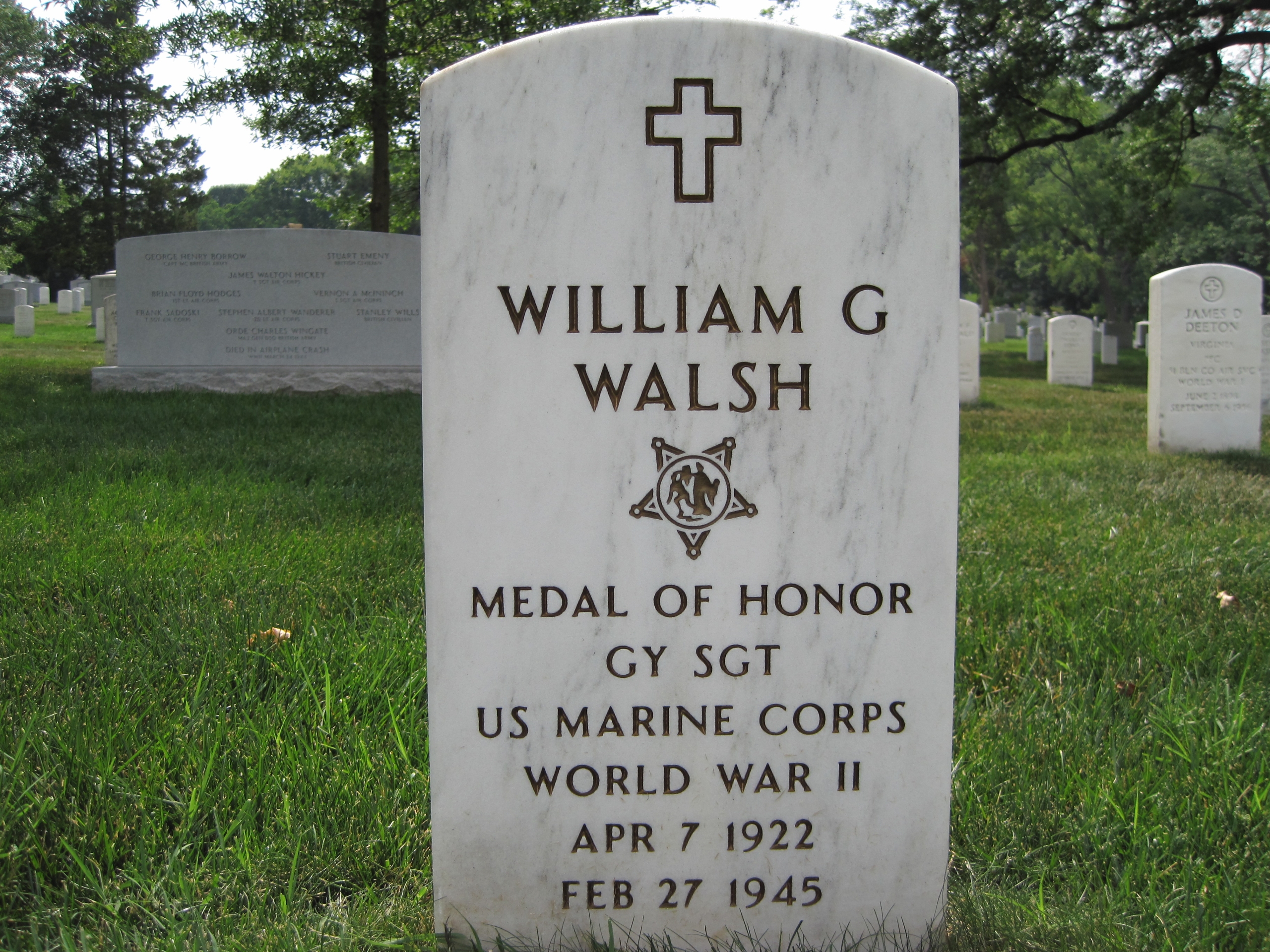 Arlington National Cemetery Gravesite Photo;