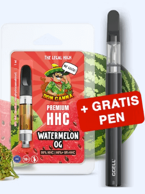 Hanfosan HHC Vape Watermelon OG Abbild Tabelle