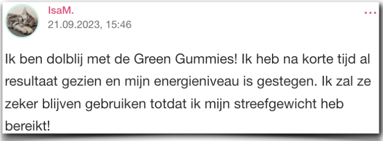 G7 Plus Green Gummies Verslag van het veld Ervaring Evaluatie G7 Green Gummies